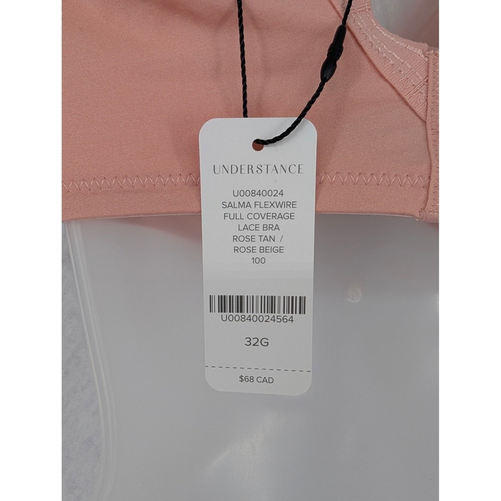3 Understance Flexwire Ivy Smooth & Salma Bras 32G Beige Rose Latte NWT - Picture 9 of 13